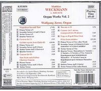Weckmann, M. - Oeuvres pour Orgue Vol 2 [Import]