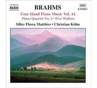 Oeuvres Pour Piano À 4 Mains, Volume 14 : Quatuor Pour Piano No. 2, Cinq Valses