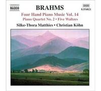 Oeuvres Pour Piano À 4 Mains, Volume 14 : Quatuor Pour Piano No. 2, Cinq Valses