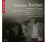 Chopin : Ballades, Etudes op.10 n°4, 10, 11 & op.25- n°5, 8, 11, 12, Polonaise-Fantaisie, Nocturnes op.62 n°2 & op.72 n°1