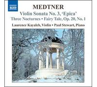 Medtner, N. – Intégrale des œuvres pour piano et violon, Vol. 1 – Import – NAXOS
