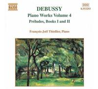 Oeuvres Pour Piano Vol. 4 : Préludes Livres I & Ii Thiollier, Piano