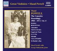 Oeuvres Pour Violon De Borowski, Gluck, Vieuxtemps, Wieniaxski - - Enregistrements De 1904 À 1917