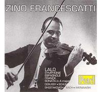 Oeuvres Pour Violon De Lalo, Franck, Debussy, Schumann, Chostakovitch, Wieniawski, Tartini Et Bach