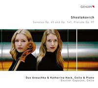 Oeuvres pour Violoncelle et Piano – Sonatas 40 – CD – Walter Genuin