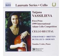 Oeuvres pour violoncelle et piano de Stravinski, Britten, Dutilleux, Debussy