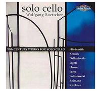 Oeuvres Pour Violoncelle Seul Du Xxème Siècle De Hindemith, Krenek, Dallapiccola, Ligeti, Henze, Ibert, Lutoslawski, Reimann Et Kirchner