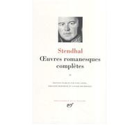 Stendhal – Œuvres romanesques complètes – Tome 2 – Gallimard – Relié
