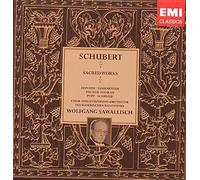 Oeuvres Sacrées : Messes D 105, 167, 324, 452, 678, 950, Messe Allemande D 872, Lazarus D 689, Sechs Antiphonen D 696., Kyrie D 31, 45, 49, 66, Magnificat D 486, Salve Regina D 106, 379...