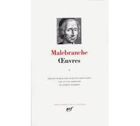 Malebranche : Oeuvres, tome I