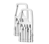 Oewwthy 2 Mini Outils Multifonctions, 12 en 1, Mini Outil Multifonction Pliable, Pince à Bec Effilé, Porte-Clés, Décapsuleur, Format de Poche