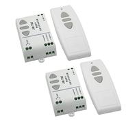 Oewwthy 2X -T02 AC 220 V Moteur Interrupteur de Télécommande Sans Interrupteur Commande à Distance Haut Vers Le Bas Arrêt Contrôleur de Moteur Tubulaire Inverse TX Verrouillé