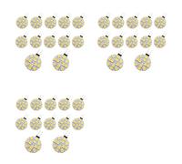 Oewwthy 36PCS G4 Puck Lights Ampoules LED Base de Broche Latérale Ronde G4 5050 12SMD LED RV Light Home Reading Light, Blanc Chaud