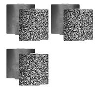 Oewwthy 3X Plaque de Construction PEO Pet pour Imprimante 3D X1/X1C/X1E/P1P/P1S/A1, Pet + Fibre de 257 X 257 Mm
