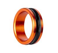 Oewwthy Anneau de Câble en Alliage Ligne Coute Anti-GLIP Protection Hands/Fishing Reel Rester Le Kit D'Outils de Pêche au Nœud de Leader Orange