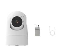 Oewwthy Caméra WiFi 5G Caméra de Vidéosurveillance Mini Caméra de Sécurité Intérieure Blanc Prise UE