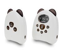 Oewwthy Moniteur pour Sans 2,4 GHz Portable Babyphone Moniteur Fonction Audio Bidirectionnelle Intercom Batterie Rechargeable Prise EU