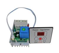 Oewwthy Régulateur de Puissance à Thyristor 10000 W Régulateur de Tension SCR Régulateur de Tension Numérique Électronique Haute Puissance AC 220 V