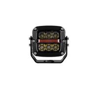 OEXRIG Ensemble de phare 60W Conduite Led Lumière Travail Double Couleur 6000K DRL Projecteur Antibrouillard ATV Scooter Pour Camion Voiture SUV Tracteur Phares Avant(1PCS Black 60W)