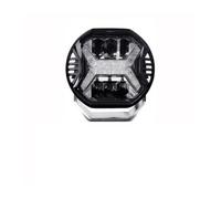 OEXRIG Ensemble de phare Barre Lumineuse Travail Led, 5.75 Pouces, Projecteur 12V DRL, Lumière Conduite Pour Camion Bateau Tracteur ATV Tout-terrain 4x4 Phares Avant(1PCS 4inch Amber)