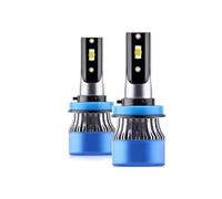 OEXRIG Ensemble de phare Pour DODGE Pour RAM 1500 2500 3500 2013-2018 LED 28000LM H11 9005 Ampoules Phares Voiture Antibrouillard Automatique 6000K Phares Avant(Low Beam(2Pcs))