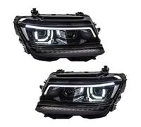OEXRIG Ensemble de phare Pour VW Pour Tiguan L 2017-2021 LED Mise À Niveau Haute Correspondance Phare Projecteur Lentille Voiture Avant Lampes Assemblage Phares Avant