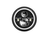 OEXRIG Ensemble de phare Pour Wrangler illimité JK 7 "DRL Angle yeux projecteur Led phare 7 pouces phare rond Halo Led Phares Avant(1PC headlight A)