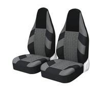 OEXRIG Housses de siège de Voiture Housses De Siège Auto pour Ford 2 Pièces Style Pneu Baquet Housse de siège(Gray 2 PCS)