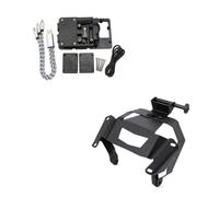 OEXRIG Support de Navigation Moto pour BMW R1250R R 1250 R Moto Support GPS | Support Téléphone Pour Moto 2019 - 2022, Support Plaque Navigateur GPS, CNC En Aluminium(C)