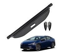 OEXRIGRU Housse Colis Cargo Coque pour Toyota pour Prius 2023 2024 Couverture De Coffre Rétractable Porte-Colis Bouclier Anti-Regard Intérieur Confidentialité Voiture Cache-Bagages(Canvas)