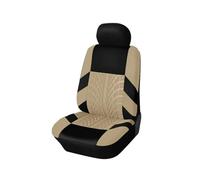 OEXRIGRU Housses De Siège Auto Universelles pour Voiture/SUV, Ensemble Complet, Protection De Banquette Avant Et Arrière Divisée House Siège Voiture(Only 1 Beige Seat)