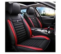 OEXRIGRU Housses Siège Voiture pour Focus MK2 pour Edge pour Explorer pour Ecosport pour Escape pour Everest pour Fiesta Housse Siège À Couverture Complète(Black Red 5 Seat-A)