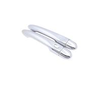 OEXRIGRU Poignée Extérieure Pour Clio IV MK4 2012 2013 2014 2015 2016 2017 2018 2019 Voiture Chrome Poignée De Porte Latérale Garniture Autocollant Poignée De Porte(0 Keyhole 1 Buttons)