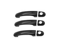 OEXRIGRU Poignée Extérieure Pour VW Pour Caddy 2K 2005~2021 Protecteur De Poignée Porte Extérieure Voiture Autocollant Antirouille Poignée De Porte(Gloss Black 3 Keyhole 3 Door)