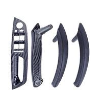OEXRIGRU Poignées Porte Intérieures Voiture Pour BMW E70 E71 X5 X6 2007-2013 LHD Voiture Porte Intérieure Tirer Poignée Support Revêtement D'habillage(LHD-CF-Hige)