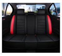 OEXRIGRU pour Hyundai pour Tucson pour Kona pour Ioniq 5 I30 Ix35 I20 I40 Housse De Siège Auto Universelle en Cuir Noir Bleu Rouge Et Blanc House Siège Voiture(Rear Serats-Red)