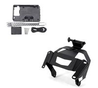 OEXRIGRU Support de Plaque de Navigation GPS/téléphone pour BMW R1250R R 1250 R Adaptateur Noir Supporto Cellulare Moto(BC)