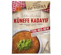 Öz Yufka Kadayıf Fils de pâte très fins Künefe Kadayifi Convient pour la préparation du célèbre chocolat Dubaï 300 g Avec Pufai Grocery,