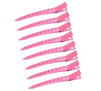 Of 8 Strong Grip Hair Clips Double Hinge Bright Color for Women Styling