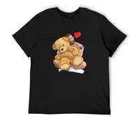 of Beer Knuffel Casual T Shirt Mannen Gay Bear Art Pride Grrr LGBT Korte Mouw Kleding Graphic Tee Shirt Katoen Ronde Hals T-Shirt Black XXL