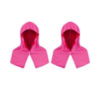 Of Breath Able Écharpe froide en soie glacée Chill Neckwear Head Wrap avec bouton-pression pour la randonnée, la course à pied, le cyclisme