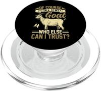 of Course I Talk to My Goat Who Else Can I Trust? PopSockets PopGrip pour MagSafe