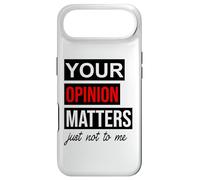of Course Your Opinion Matters Just Not to Me I Don't Care Coque pour iPhone Air