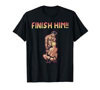 OF Finish Him!! 16bits Game Funny T-Shirt S2168 T Shirt for Men Male Tshirts 2020 Summer Black M