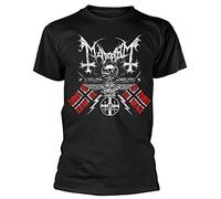 OF Mayhem '25 Years Coat Arms' T-Shirt - New & ! Black L