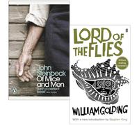 Of Mice and Men By Mr John Steinbeck & Lord of the Flies By William Golding 2 Bo