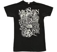 of Mice and Men T-Shirt Eagle with Dagger Black Concert Black S