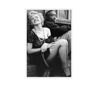 of Tupac Shakur The Rapper Marilyn Monroe Poster sur toile - Décoration de chambre à coucher, bureau, chambre - Cadeau sans cadre - 20 x 30 cm