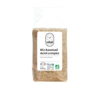 OFAL - Riz Basmati Demi Complet - Bio · Prêt en 20 min · Accompagnement Idéal Viandes, Poissons & Légumes - le paquet de 500g - Le Lot De 4