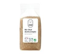 OFAL - Riz Thaï Demi Complet Bio - Prêt en 20 minutes - le paquet de 500g - Le Lot De 4